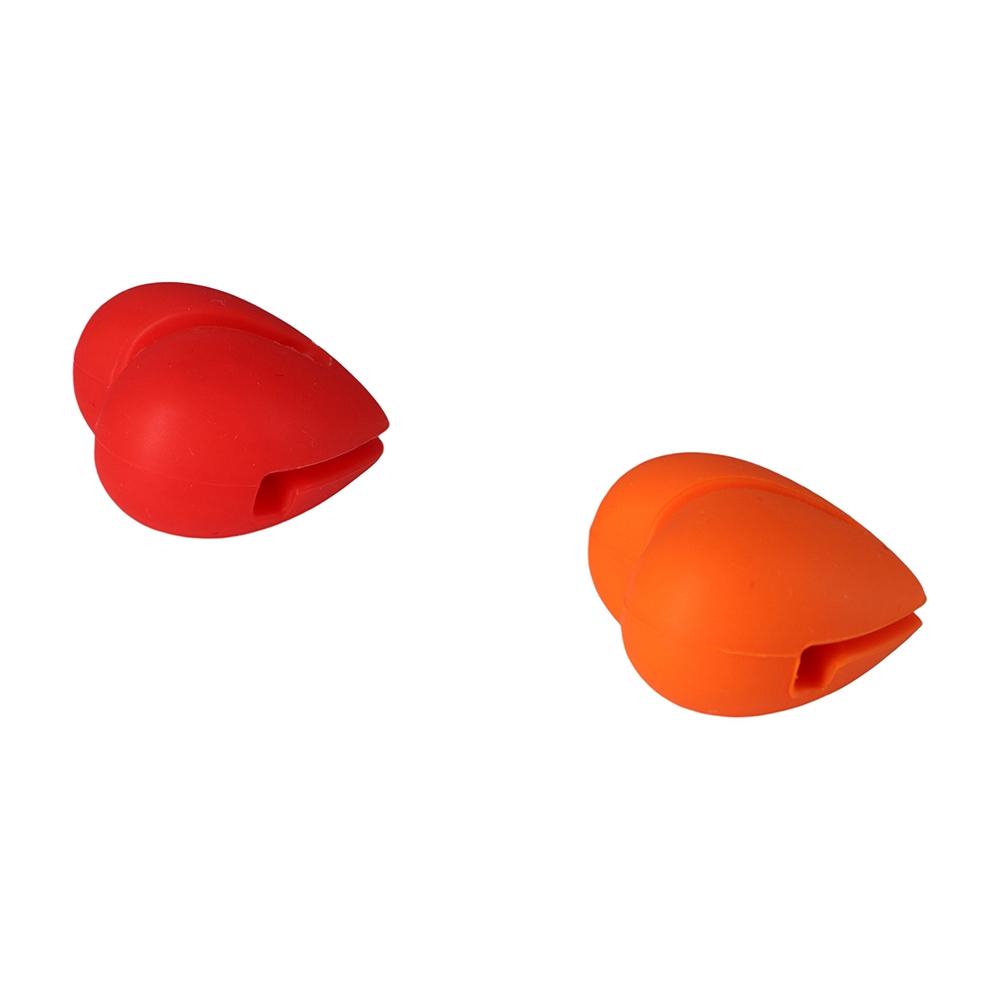 Heart Shape Hand-Free Barbecue Silicone Temp Probe Clip Pot Clip Thermometer Holder Kitchen Tool