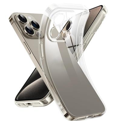 Soft Clear Silicone TPU Phone Case For iPhone 15 14 13 12 11 Pro Max X XR XS Max 7 8 14 15 Plus Ultra Thin Transparent TPU Back Cover Shell