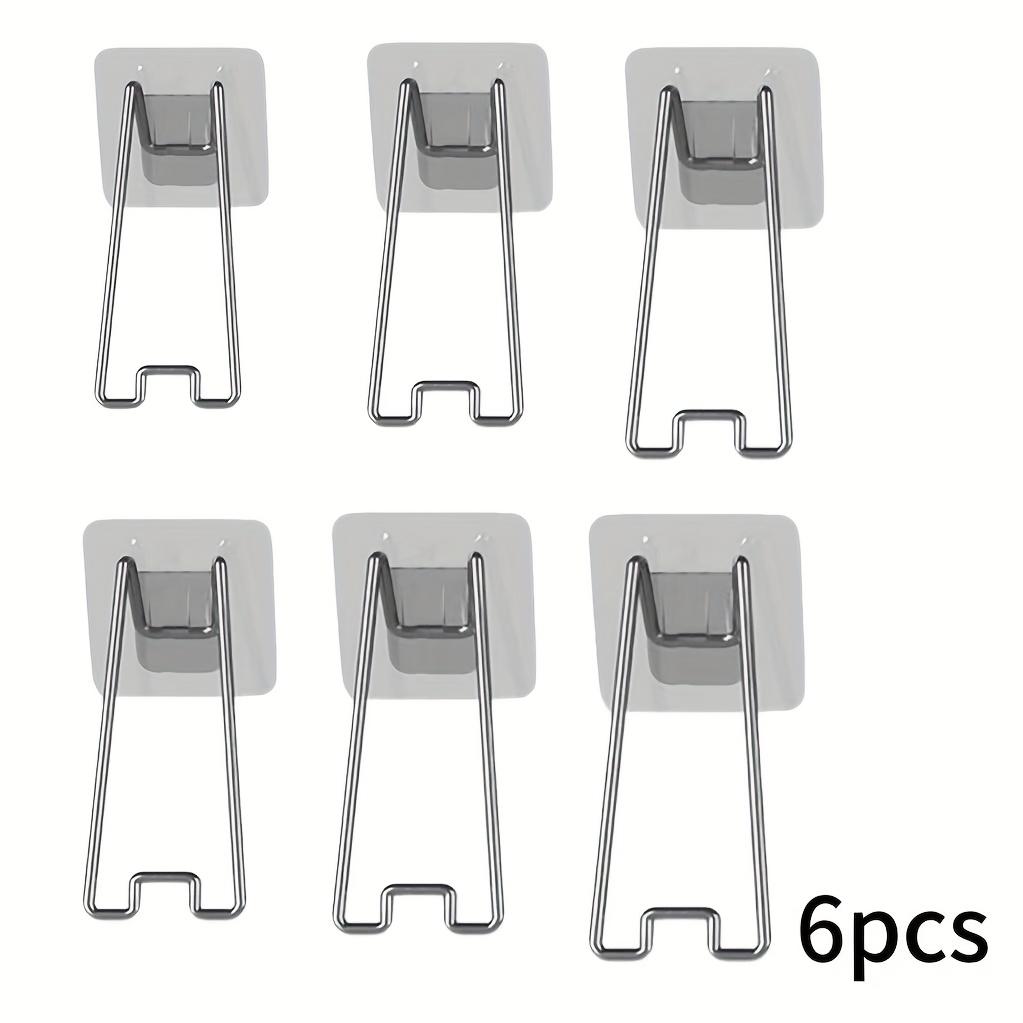 3pcs Picture Frame Stand with Adhesive Easel Backing and Stainless Steel Self-Adhesive Stand,Fits Any Size Picture Frame