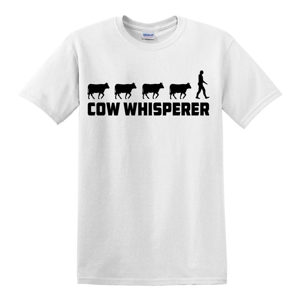 COW WHISPERER TSHIRT Farmer Farm New Funny Birthday Present Xmas Gift Top Tee 2XL