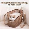 Breathable Cat Handbag Foldable Design Large Capacity Cat Carrier Sling Bag Lightweight Comfortable Dog Shoulder Bag For Rabbits