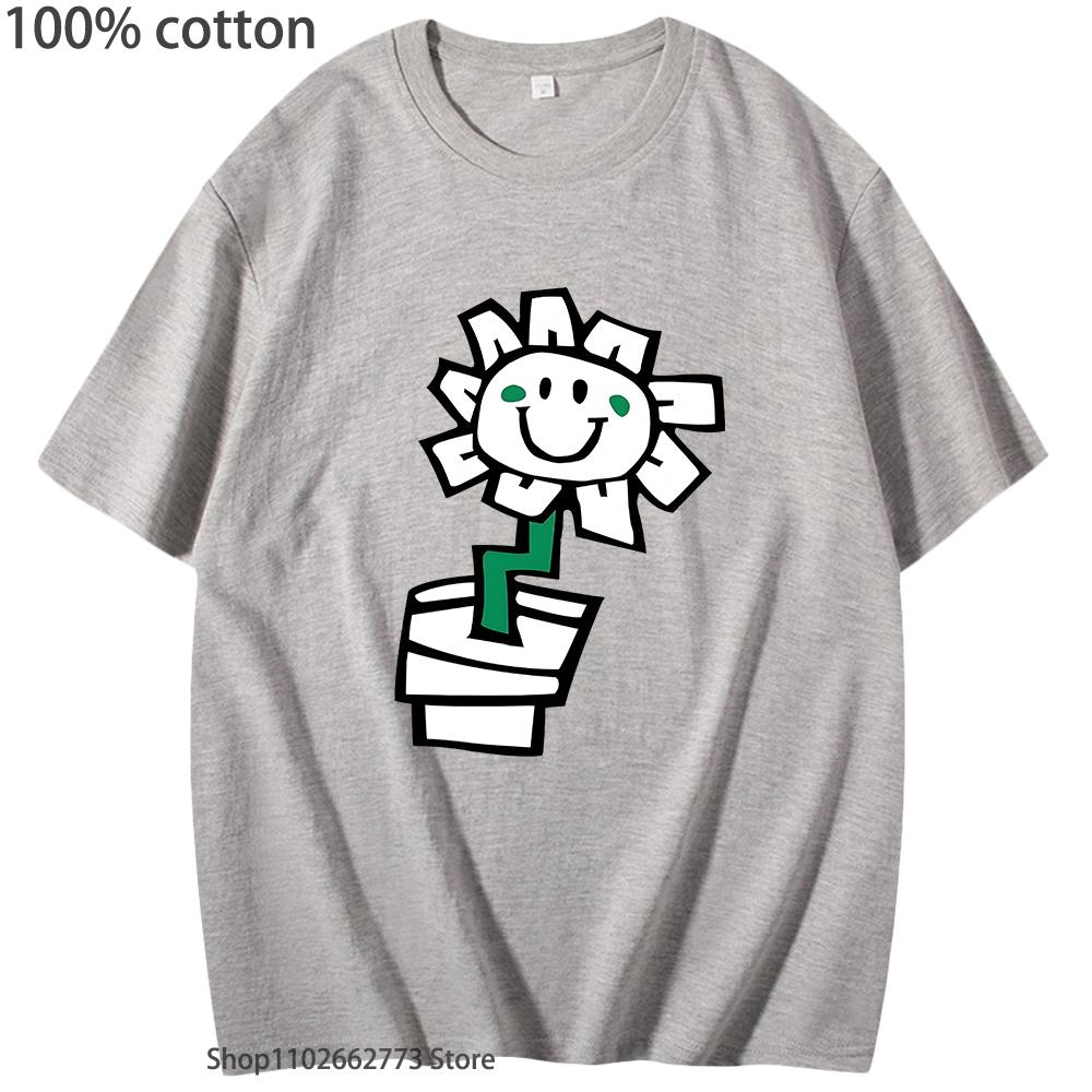 G-green Day Rock Tshirt Kerplunk Flower T-Shirts for Women/Men T Shirt Rock Tees 100%Cotton Summer Clothing Unisex Y2k
