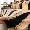 2025 Plush Velvet Sofa Cover – Whole Piece, Non-Slip, Full Wrap Cushion Blanket for Autumn/Winter