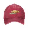 Cute Dog Running  Dog Art Print Running Dog Casual Baseball Cap  Kpop Rock Hats Summer High Quality Couple Women Snapback Cap