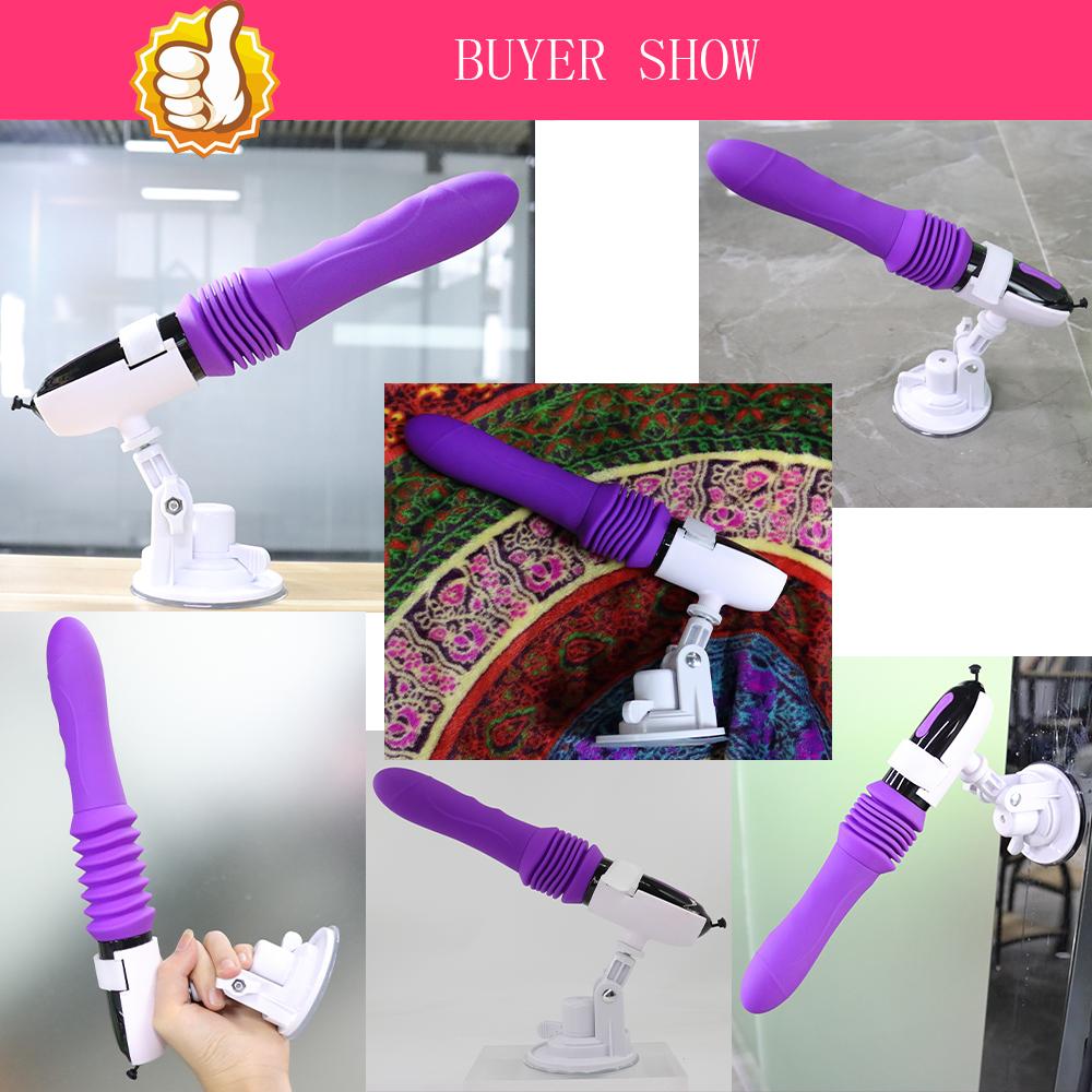 New Telescopic Dildo Vibrator Automatic Up Down Massager G-spot Thrusting Retractable Pussy Vibrate Large Size Climax Sex Toys for Women Masturbator