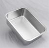 Square 304 Stainless Steel Circular Hole Rectangle Vegetable Fruit Washing Kitchen Utensil Colander Kitchen Sink Wash Basket