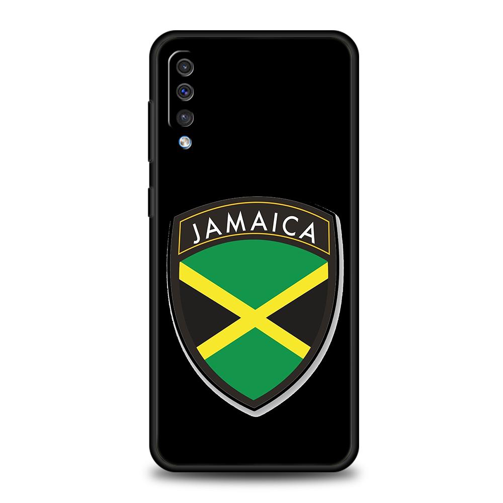 Jamaica National Flag Case For Samsung A56 A36 A26 A24 A16 A14 A12 A32 A50 A70 A22 A30 A40 A34 A54 A42 A52 A04s A06 5G Cover