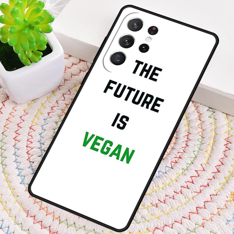 VEGAN QUOTES LOVE VEGGIE TPU Phone Case For Samsung Galaxy note 10 pro S26 S25 S24 S23 S22 Ultra Plus S21 FE S20 Cover