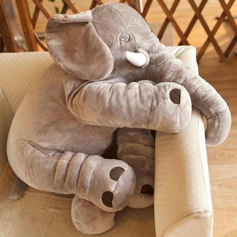 28/34/50cm Soft Elephant Plush Toys Cute Elephant Baby Sleeping Pillow Stuffed Animals Best Gifts For Kids Birthday Room Decor
