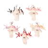 Soft Plush Rabbit Doll Keychain Lovely Doll Charm Colorful Keychain Accessory Suitable for Girls and Adults Present
