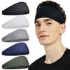 Breathable Elastic Sweat Headband, Moisture Wicking Sports Sweatband for Men Women Running Yoga Gym Basketball Outdoor Workout