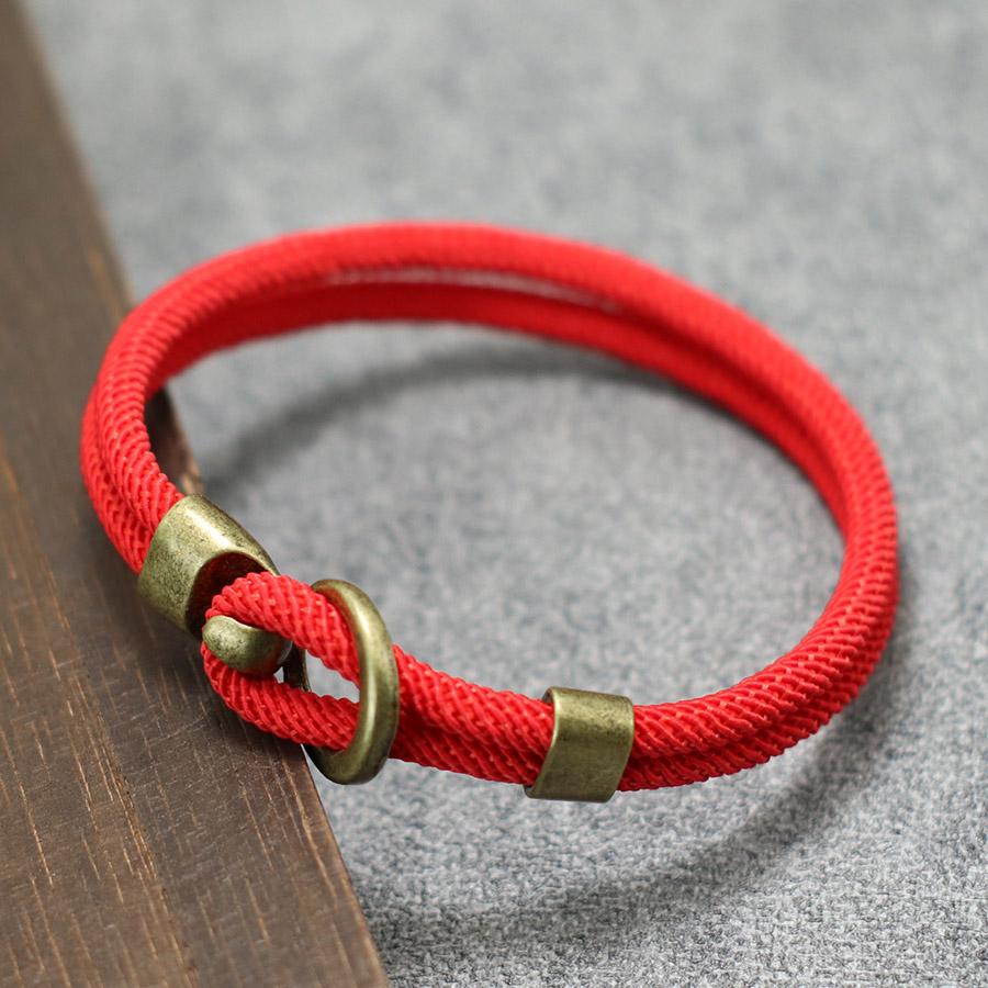 Fashion Man Bracelet Bilayer Thread Nautical Braclet Hiphop Rock Accesorios Hombre Multiple Colors Sizes Available Pulseria