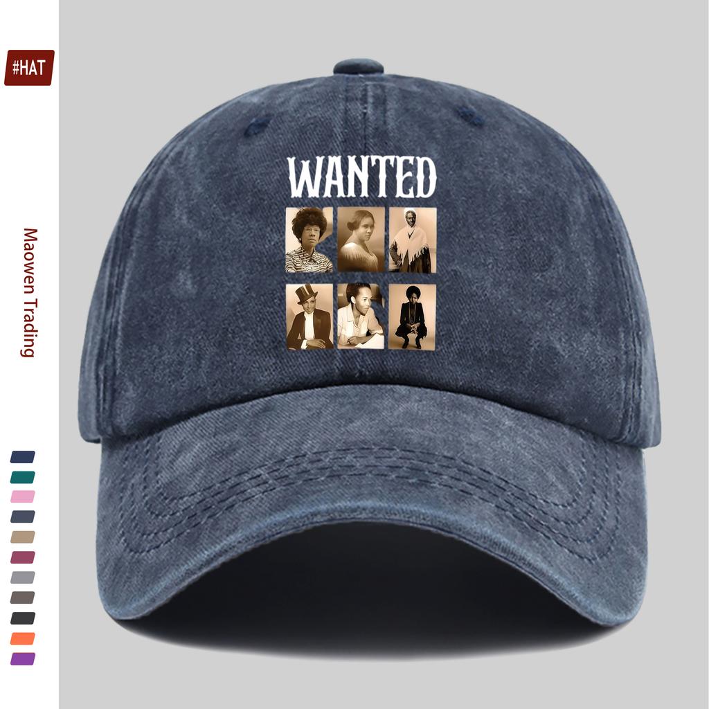 pc Empowering Women Historical Portrait And Letter Print Baseball Cap Suitable Spring And Summer Sun Hat Conveying Inspiring Hi