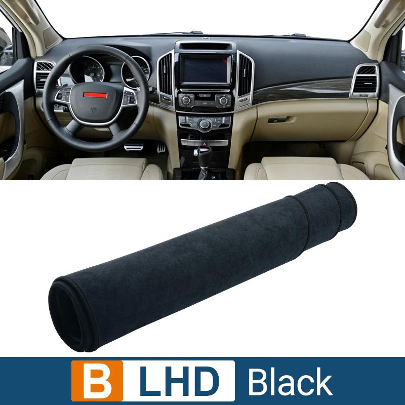 

Чехол на приборную панель автомобиля, защитный чехол от солнца, защитный чехол от ультрафиолета, нескользящий коврик для Haval H9 2015 2016 2017 2018 2019 2020 2021