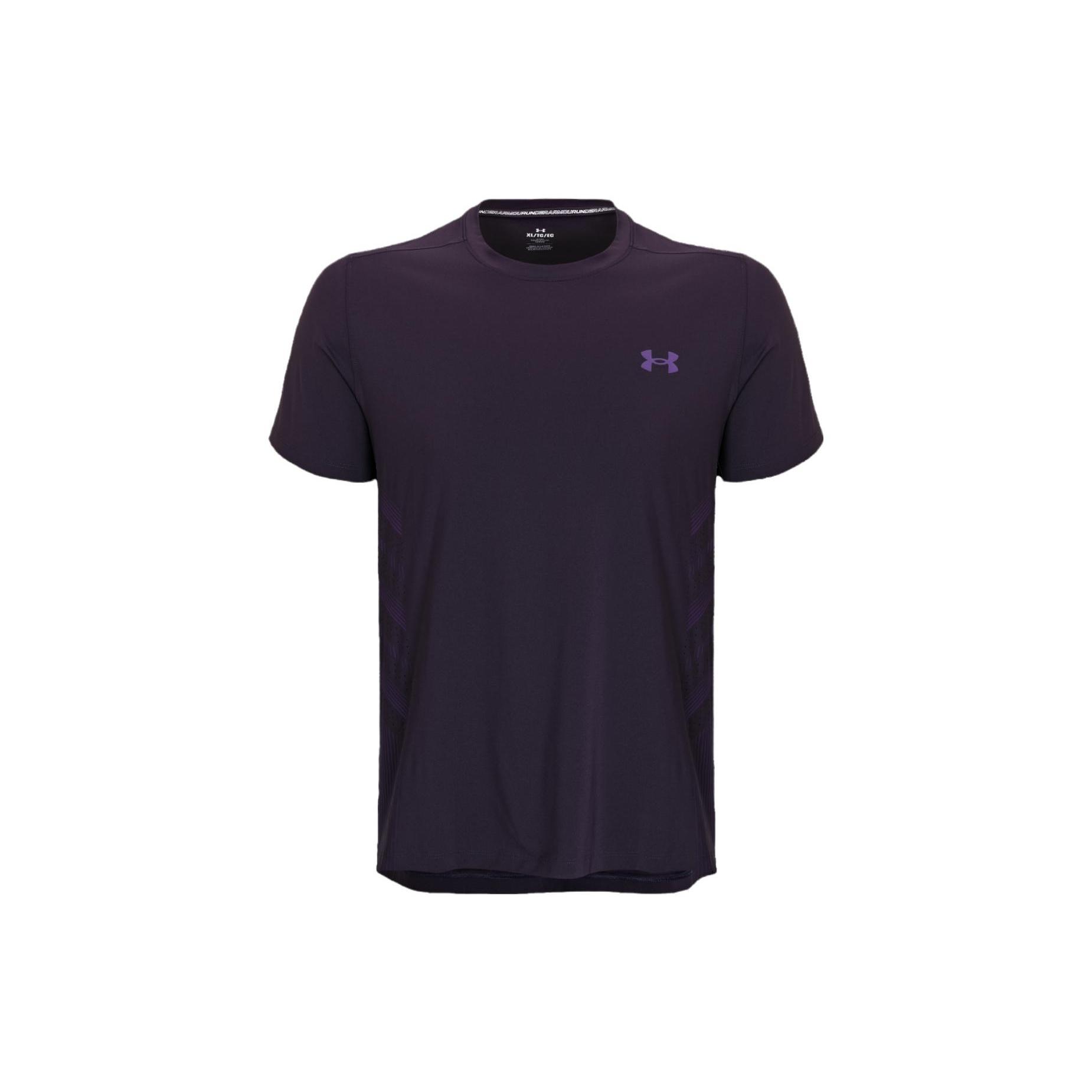 Under Armour ISO-CHILL LASER T-Shirt Purple Men s 1376518-541 XL