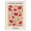 Minimalist Flower Poster Abstract Flower Market Canvas Painting Print Nordic Style Wall Art Picture for Living Room Home Decora