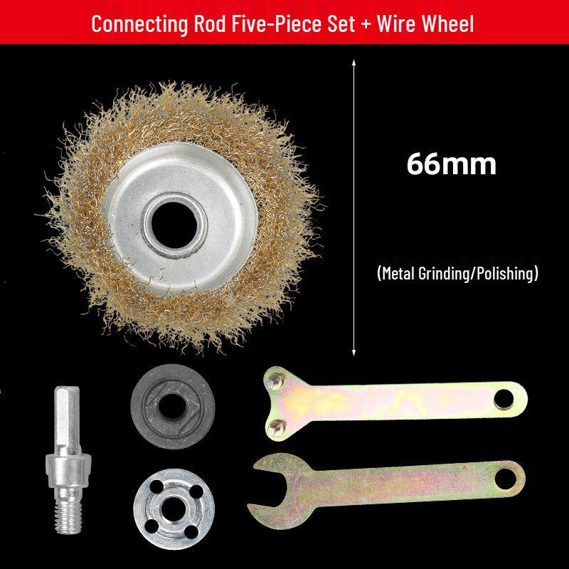 Angle Grinder Adapter Kit for Electric Drills: Saw Blade, Cutting Disc & Polishing Accessories