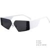 56387 Luxury Punk Rimless Sunglasses Women Brand Designer Half Frame Sun Glasses Men Goggle Shades Uv400 Fashion Black Eyewear