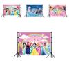 Frozen Background Decoration Banner For Festive Events With Cartoon Design For Party Decor