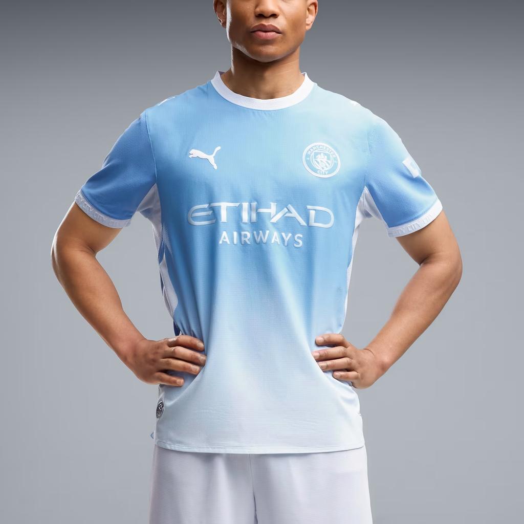 PUMA x Manchester City Home Authentic Jersey 'Team Light Blue Icy Blue' Men's 784323-01