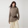 ELLE French Lazy Style Sheep Wool High Neck Multicolor Casual Loose Versatile Long Sleeve Knit Sweater Women sweater EM53374