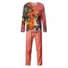 Family Matching Print Sets Pajamas Loungewear Outfits Family Matching Long Sleeve Tops+Pants Set