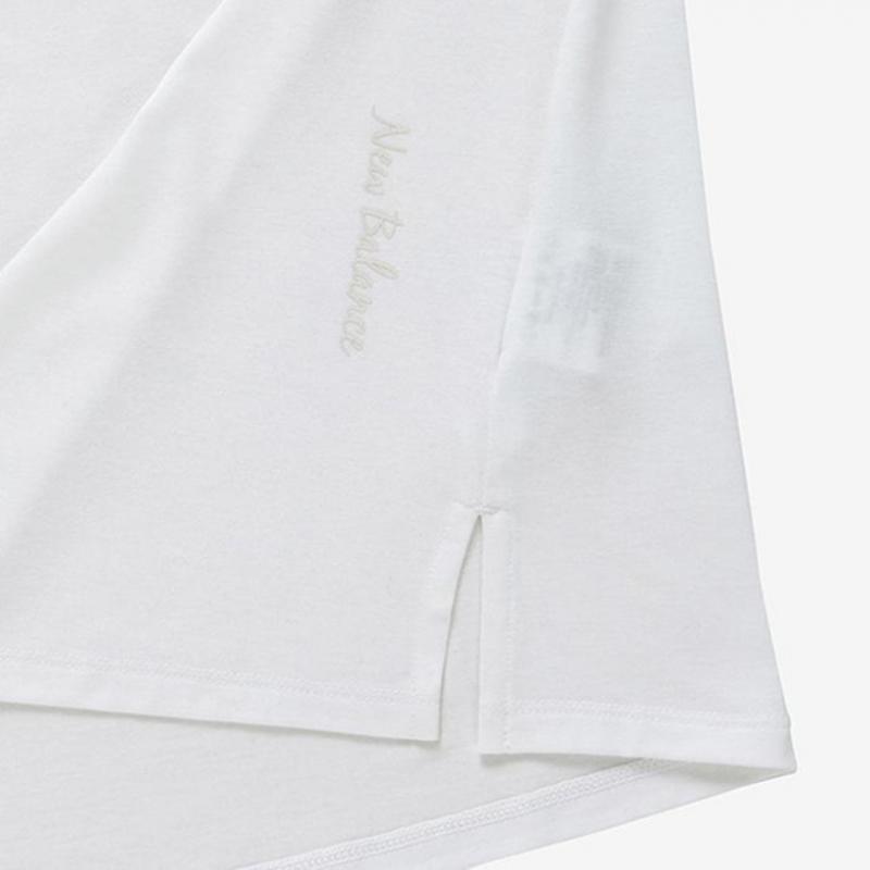 New Balance Long Sleeve Tee W Cover Up Long Sleeve Tee   nbndc4W012 10