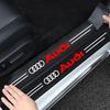 High-quality Carbon Fiber Car Door Sill Protector Sticker For  Audi Q5 Q3 Q2 Q7 A3 B5 B6 B7 B8 B9 8P 8V 8L A5 A4 C6 C5 A1 A6 A7