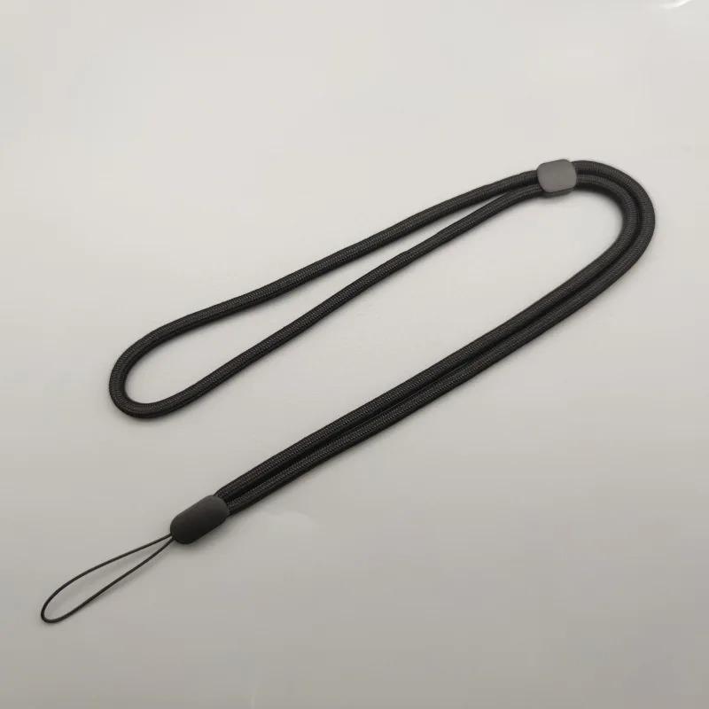 

Милый шнурок для телефона Регулируемый диаметр Уличный Универсальный чехол Кроссбоди На плечо Карта Шейный шнурок Зажим Подвеска Защита от потери Ремешок на запястье чёрный