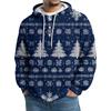 Men's Knit Hooded Sweatshirt Casual Long-Sleeve Sweatshirt