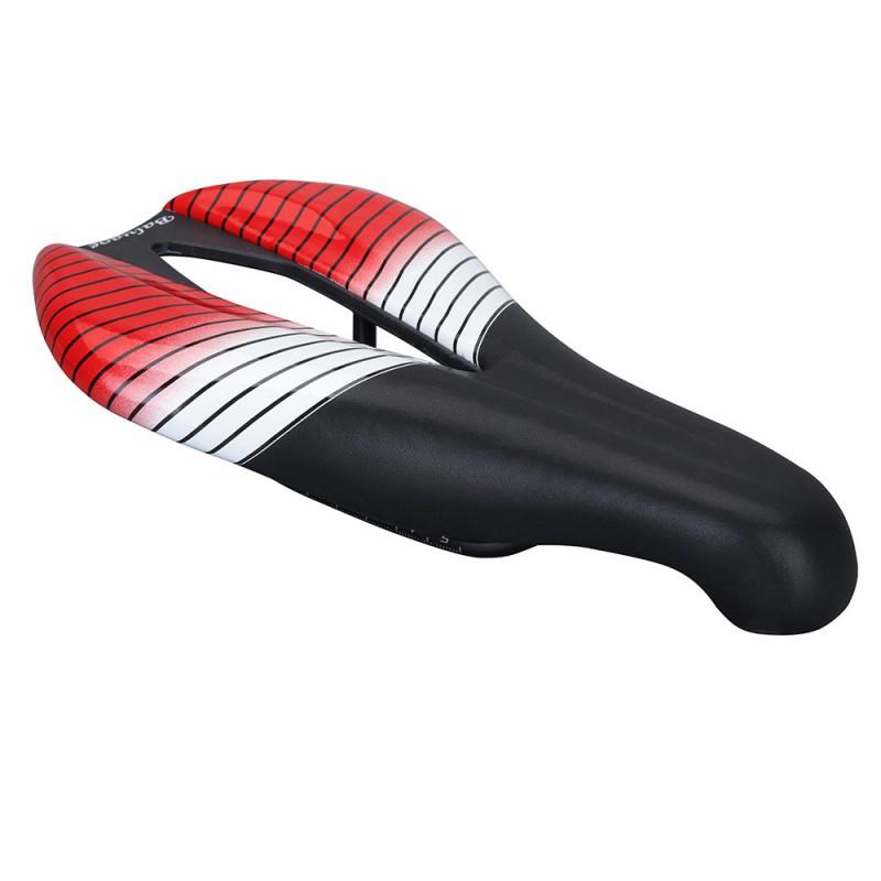 BALUGOE Wide Comfort Bicycle Saddle Road Mountain Bikes Nylon Fiber Padding Unisex Cycling Seat