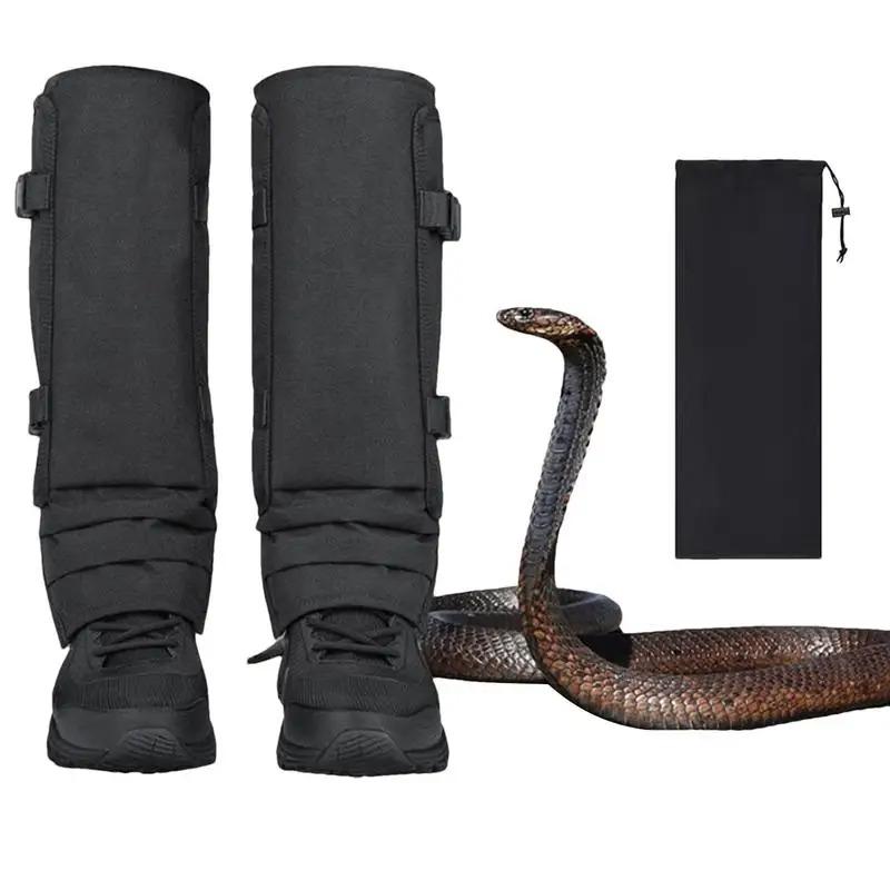 Adjustable Snake Proof Leg Guards Waterproof Breathable Anti Snake Bite Gaiters Chaps For Hiking Camping Outdoor Protection