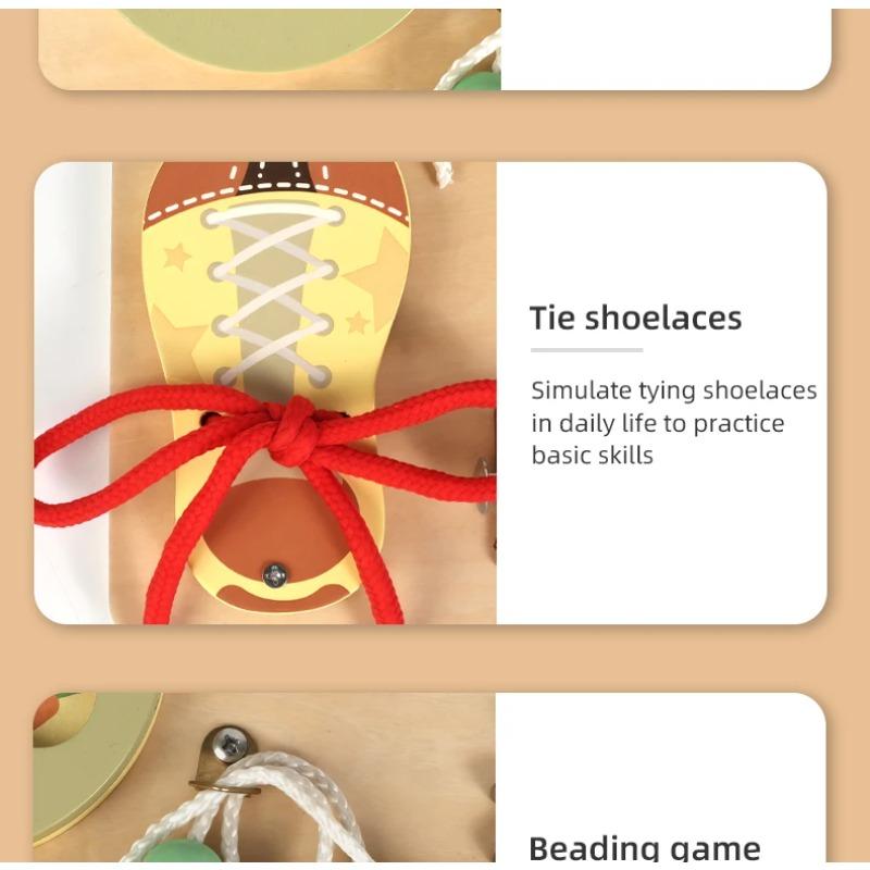 Kid Activity Busy Board Material DIY Accessories Montessori Teaching Aids Baby Busy board Early Education Learning Skill Toy