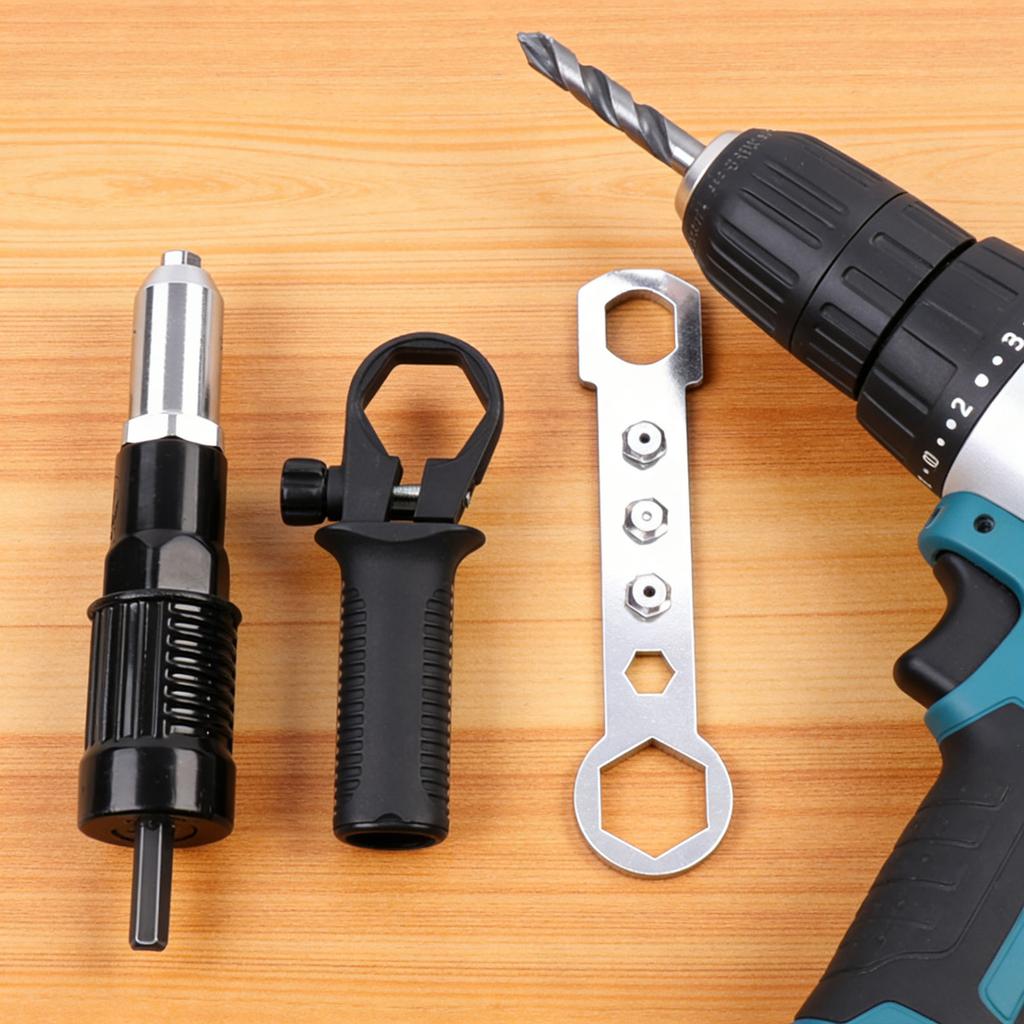 Werkzeuge, Akku-Adapter-Kit und Nuss-Werkzeug-Bohrerzubehör, Geeignet für Akku-Bohrschrauber