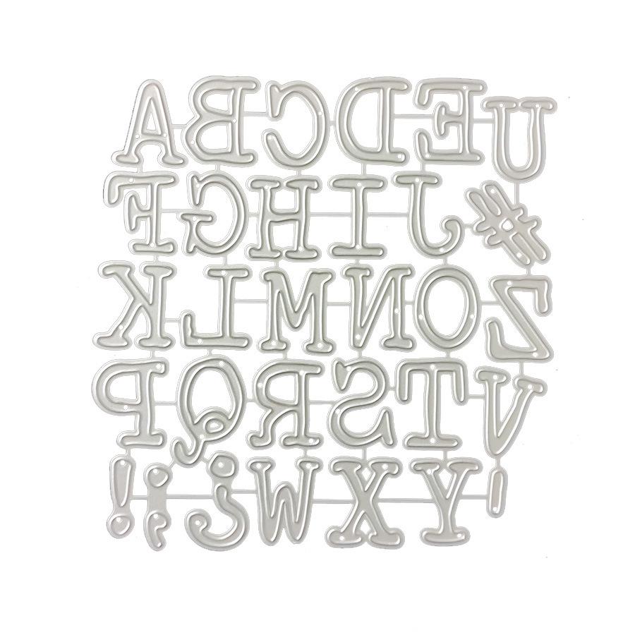 9-Style Metal Carbon Steel Letter & Number Knife Mold for DIY Cutting
