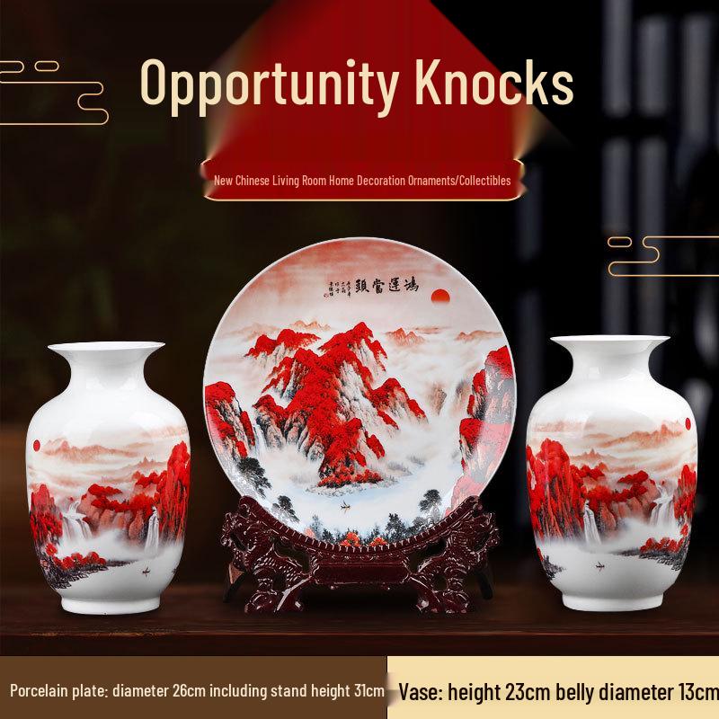 Jingdezhen Ceramic Vases - Chinese Home Decor for TV Cabinets & Shelves