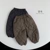 Unisex Baby Kids Korean Style Warm Solid Casual Outdoor Pants