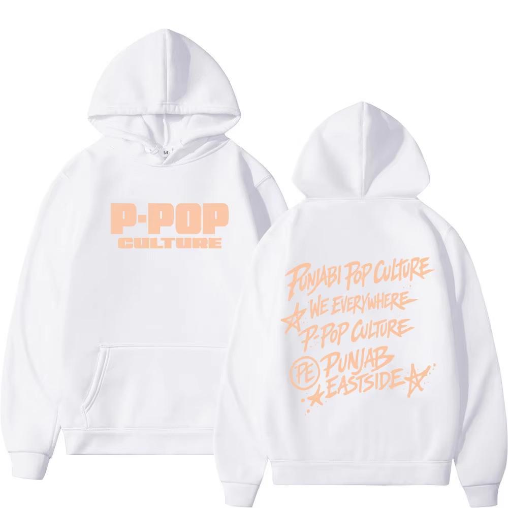 2026 New Rapper Karan Aujla P-POP Tour Hoodie Men Women Hip Hop Casual Streetwear Fashion Sweatshirt Loose Cozy and Versatile