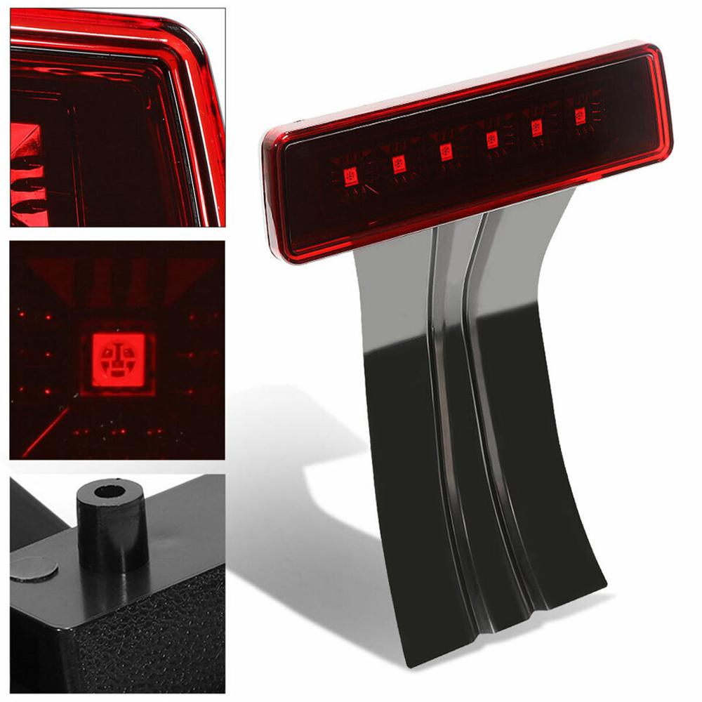 For 07-18 Jeep Wrangler JK LED Third 3rd Tail Brake Light Rear Stop Lamp Bar Red