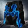 Boxing Muay Thai Shorts Pants 3D Print Training Vintage Skull Skeleton Ghost Unisex Men Women Quick Dry Fitness Gym Sport Workout Casual Streetwear