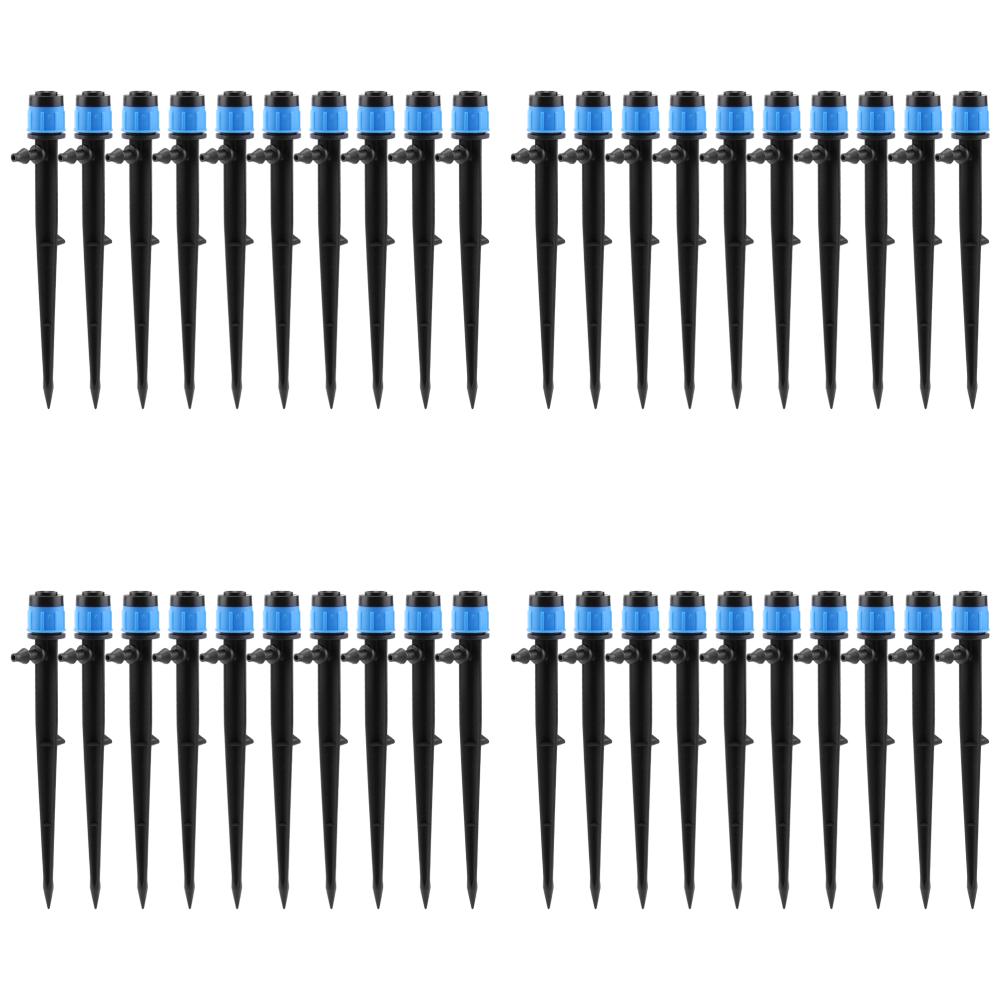 10-50PCS 360° Scattering Sprinkler Watering Dripper Device Garden Farming Flower Lawn Irrigation Nozzle Locked Connect 4/7mm Hos