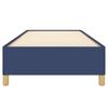 Bed Frame without Mattress Blue 90x200 cm Fabric