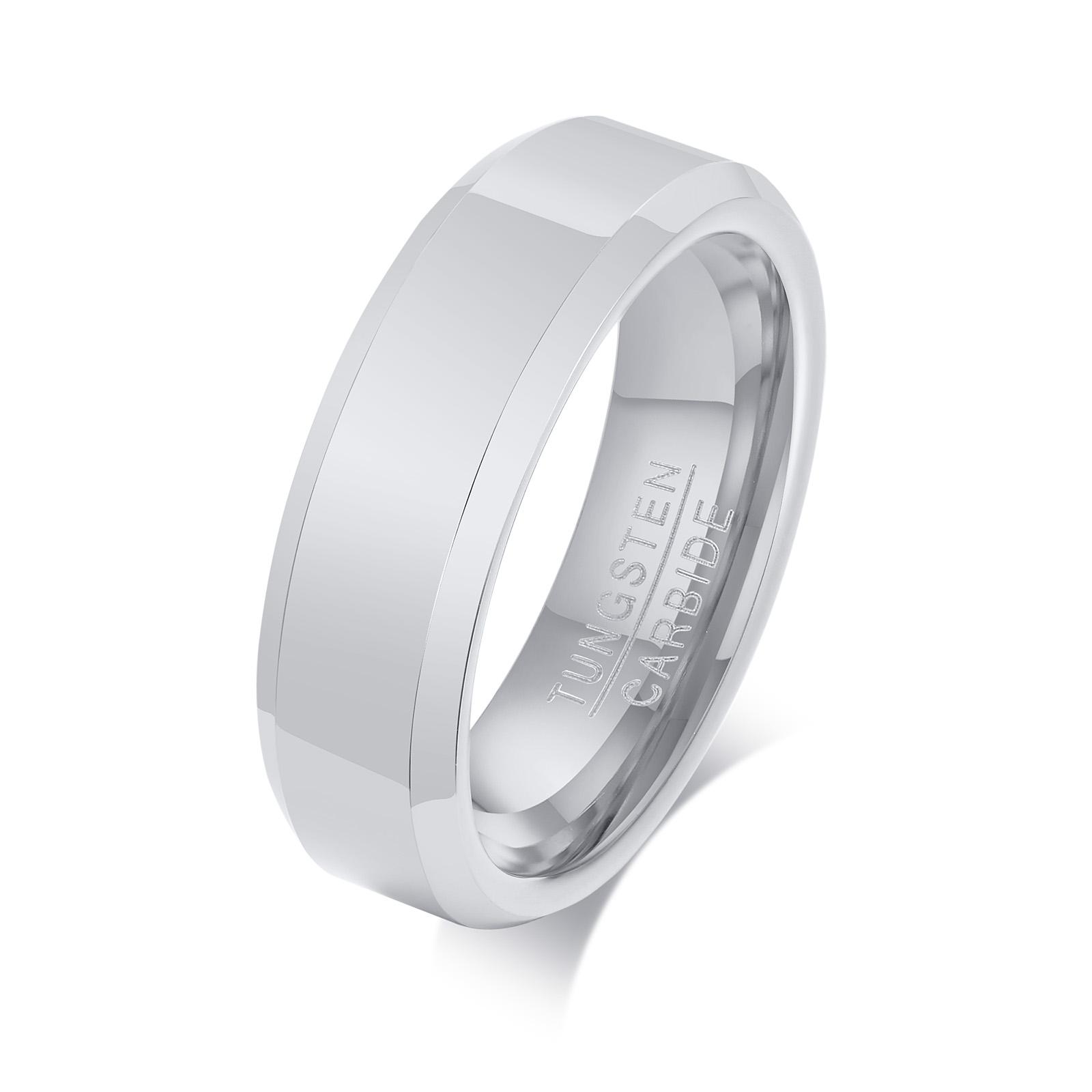 

Solid Black Color Pure Tungsten Carbide Rings Engagement Wedding Rings For Men Rings Jewelry 7