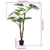 Artificial Monstera Plant Green 70 x 16 x 130 cm