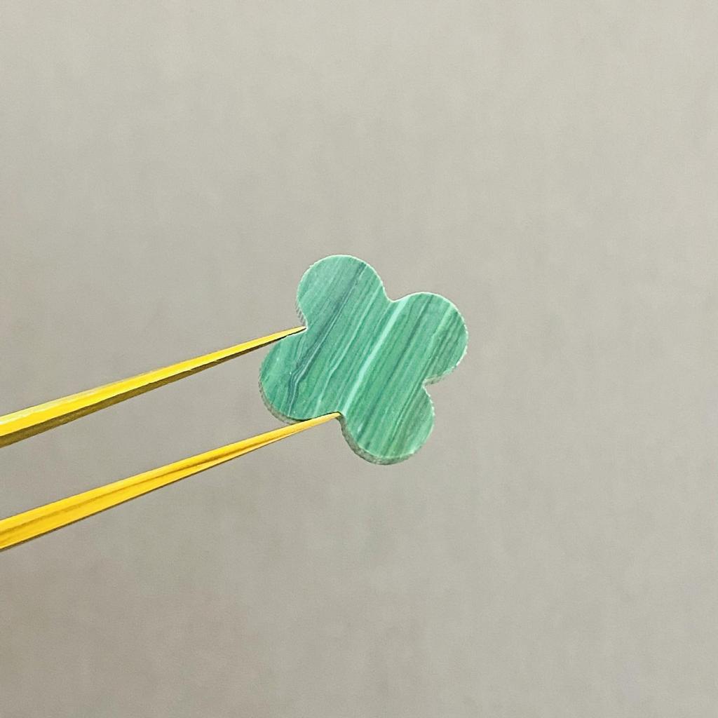 CNC S925 Silver & 18K Gold Four-Leaf Clover Five-Flower Bracelet Necklace, Non-Fading.