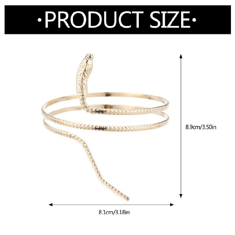 Shimmering Coils Arm Chain for Women Girls Arm Cuffs Elegant Armlet
