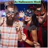 14 PCS DIY White Paper Half Face Masquerade Mask Craft Mardi Gras Mask Plain Mask Paintable Blank Halloween Party Mask
