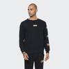Puma Logo Metallicdruck Lässiger Sport-Pullover Hoodie Herren Tops Schwarz 586348-01