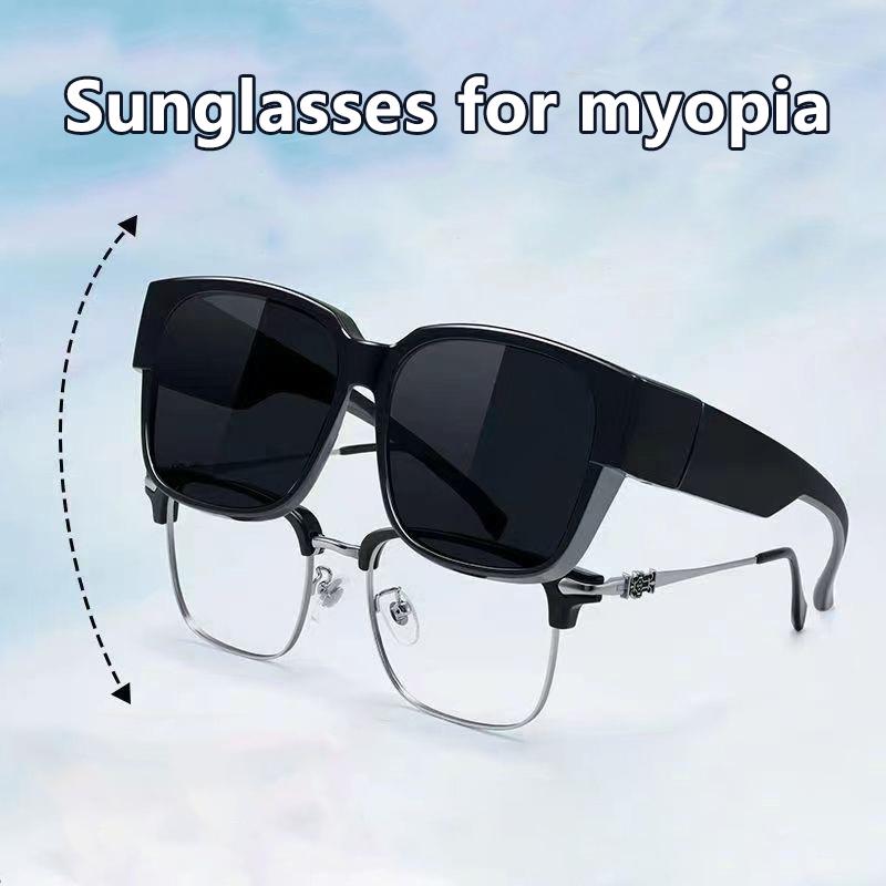 Neue Mode Polarisierte Sonnenbrille Abdeckung Über Myopie Brillen Tragbare Männer Frauen Vintage Angeln Fahren Brillen