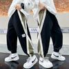 Children's Autumn Colorblock Pants Boys 2025: Casual Loose-Fit Fashion